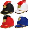 Dress Up Marching Band Hat Vintage Knight Drum Major Hat Stylish Hat Uniform Hat  Festival Fancy
