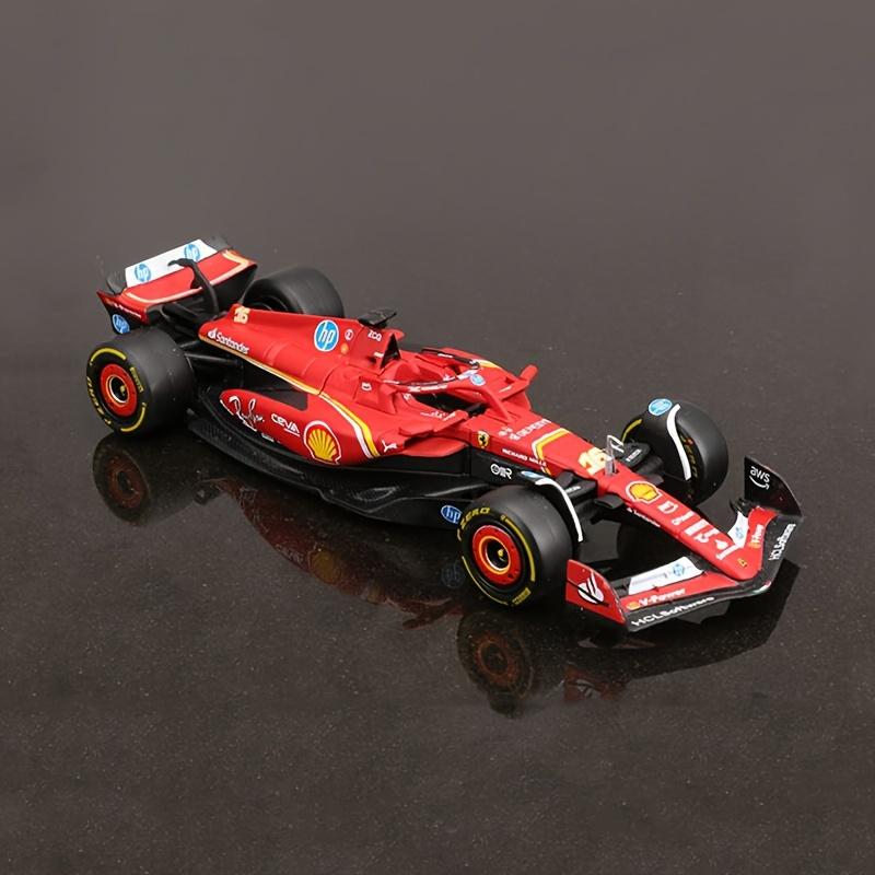 1:43 Scale 2024 Ferrari SF24 F1 Car Featuring Diecast Models of Racing Vehicles Numbered 16 And 55 for Collectors