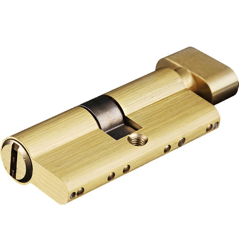 Door Cylinder 120mm Security for 70mm Thickness Door Lock Cylinder Interior Bedroom Living Lock Handle 3 Pcs Brass Key