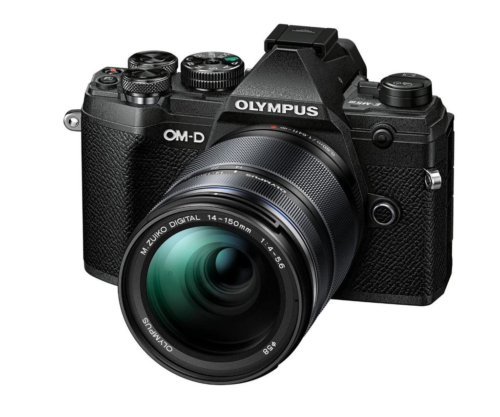 OLYMPUS Mark III Mirrorless Camera with II Lens Black OM-D E-M5 14-150mm Kit,
