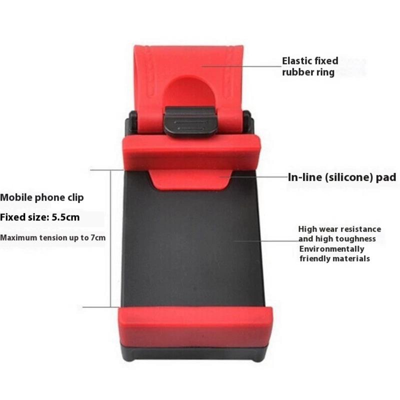 Hot-selling In-Car Steering Wheel Phone Holder Compatible with 5.5-inch and 6.5-inch Phones Easy To Install