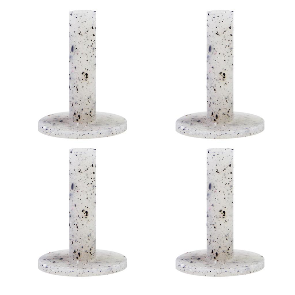 4 Pcs Golf Practice Tees Indoor and Outdoor Golf Soft Rubber Tees Holder for Golf Hitting Mats and Outdoor Training