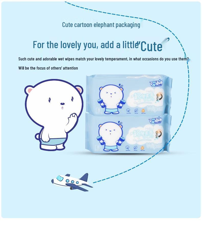 Neuankömmling: Tragbare Feuchttücher für Kinder und Babys - Perfekt für Hände, Mund und Po!