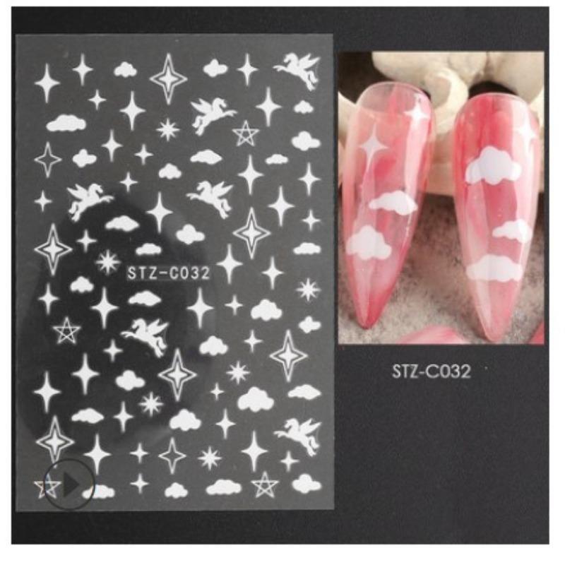 Graffiti Strips Nail Stickers for Women Nail Art Decorations Rose Gold Abstract Line Spring 3D Slider for Manicure Polish Tattoo