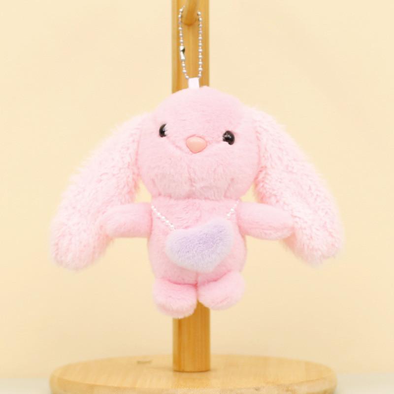 Rabbit Chain Key Cute Cartoon Girl Schoolbag Decoration Plush Doll Gift Pendant