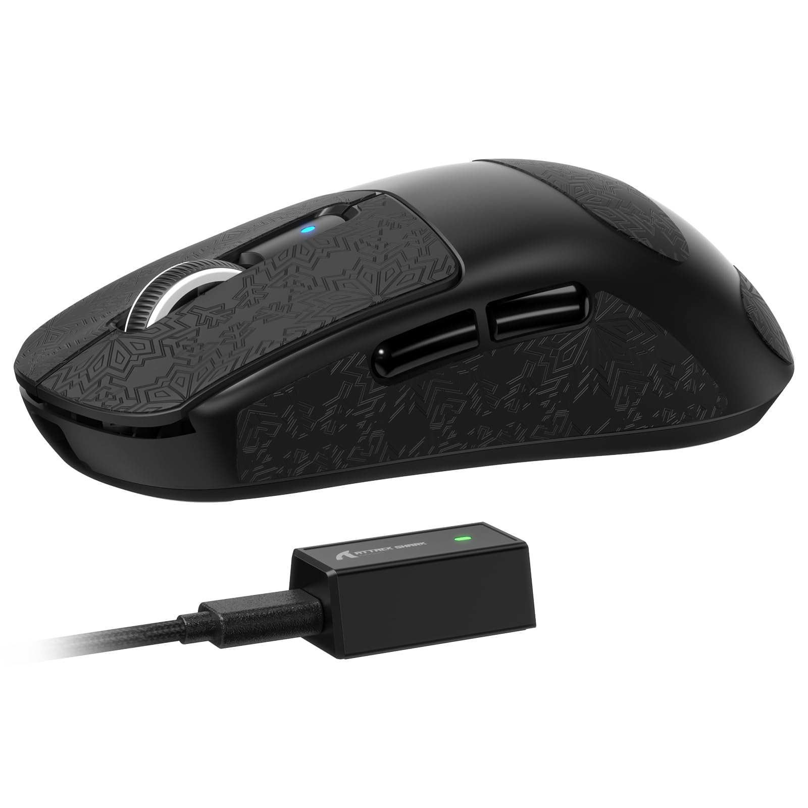 

ATTACK SHARK R6 39g Ultra-Lightweight Gaming Mouse, 8000Hz, PixArt PAW3950MAX Gaming Sensor, 42000 DPI, Nordic 52840 MCU, 3-Mode Continuous