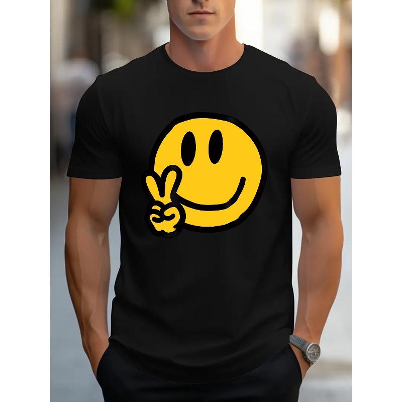 Summer Men's Fashion Print Short Sleeve T-Shirt