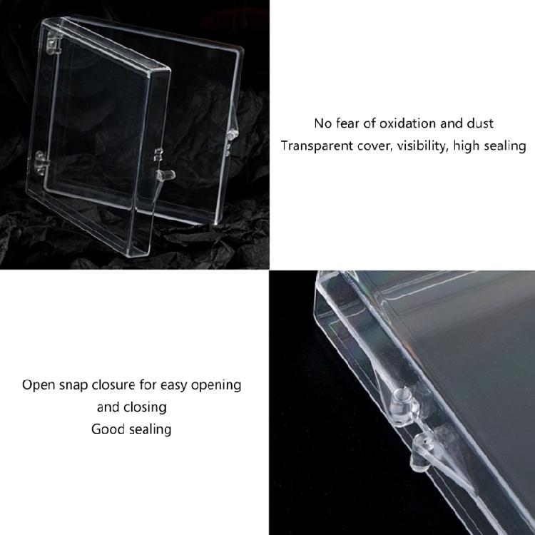 Empty False-Nail Organizers Box Waterproof Dust-proof Small Clear Jelwery for Ca