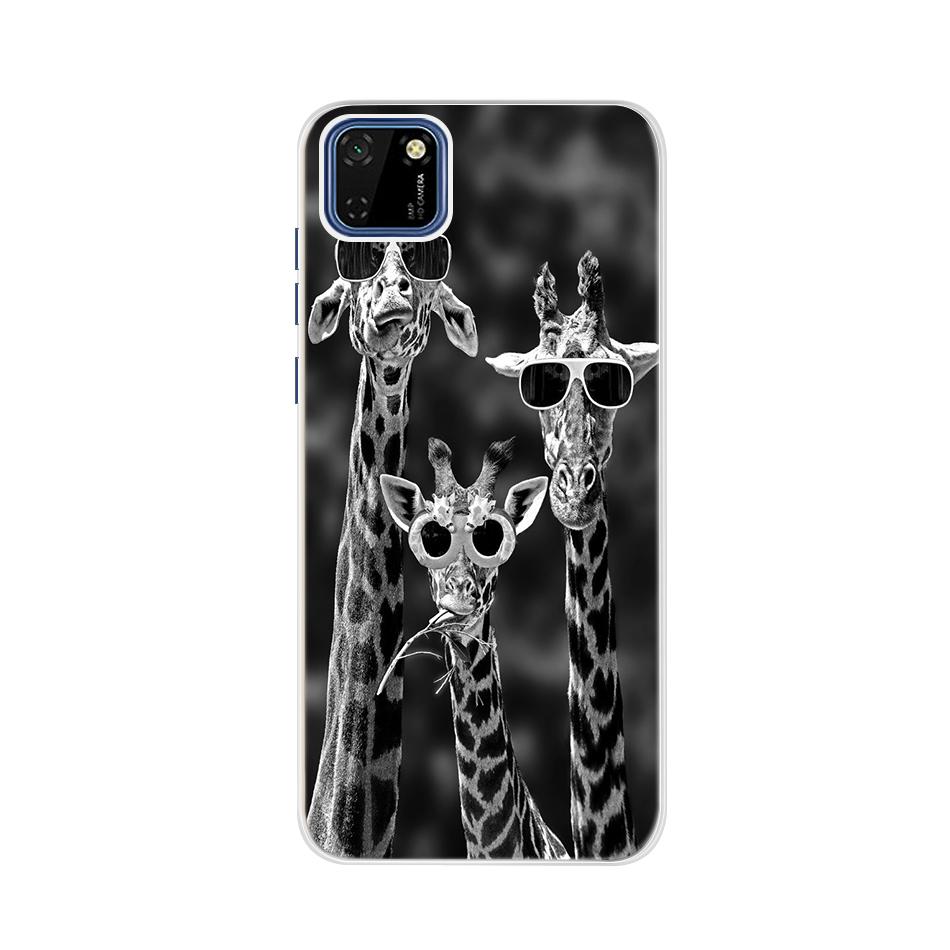 Case For Huawei Honor 9S Case 5.45" Silicon Painted Soft TPU Cover On Honor 9S 9 S S9 DUA-LX9 Phone Back Protective Coque Bumper
