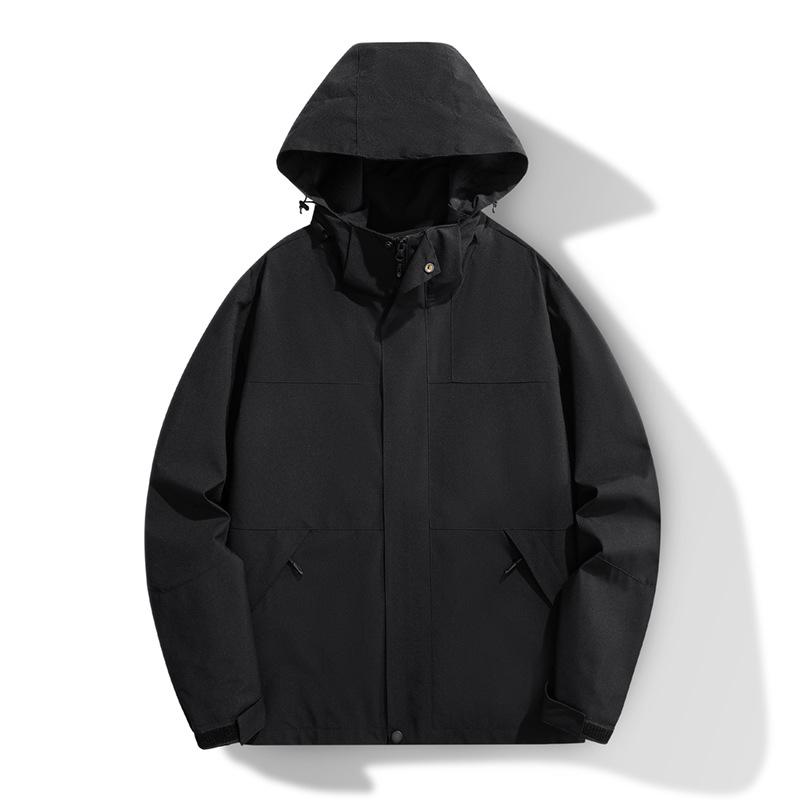 

2025 Autumn Waterproof Windproof Plus Size Fashionable Outdoor Mountaineering Jacket 4XL