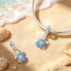 925 Silver Luminous Blue Ocean Series Octopus Starfish Charms Beads For Women Fit Bracelet DIY Jewelry Gifts
