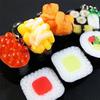 Food Sample Keychain Sushi Gift Souvenir Key Bag Interior Goods Fake Kirakira Punpun Maru