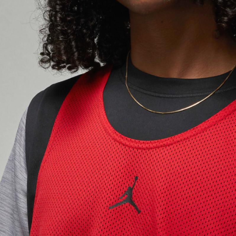 Jordan Sport Dri-Fit T-shirt Red/Black/Grey Men Streetwear DM1831-010