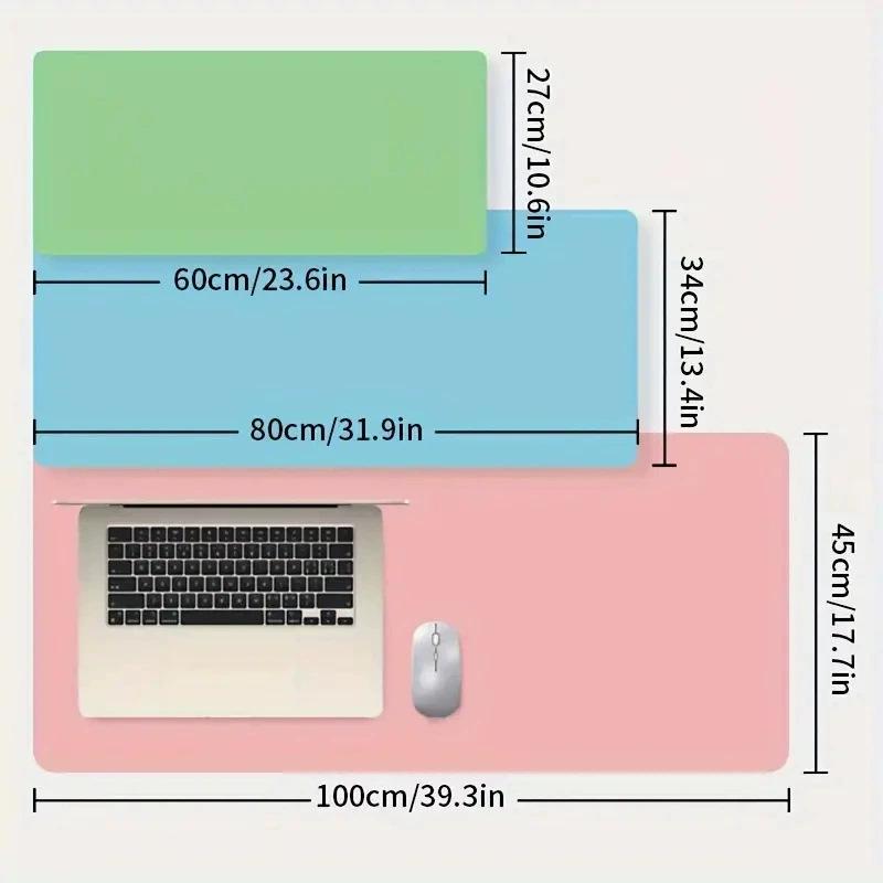 Extra Large Leather Mouse & Keyboard Pad for Gaming and Laptops
