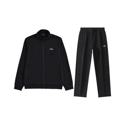Li Ning Sports Fashion Series Campus Collection Simple Comfortable Trendy Outdoor Commuting Breathable Casual Sports Suit Men Suit YWDV349-1+AKLUC03-1