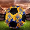 SIZE 5 León FC Soccer Ball Colorful All Ages Machine Stitched PVC Competition Ready Durable High-Bounce