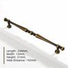 Zinc Alloy Cabinet Door Handle Light Luxurious French Style Wardrobe Door Handle High-end Solid Antique Kitchen Cupboard Pull