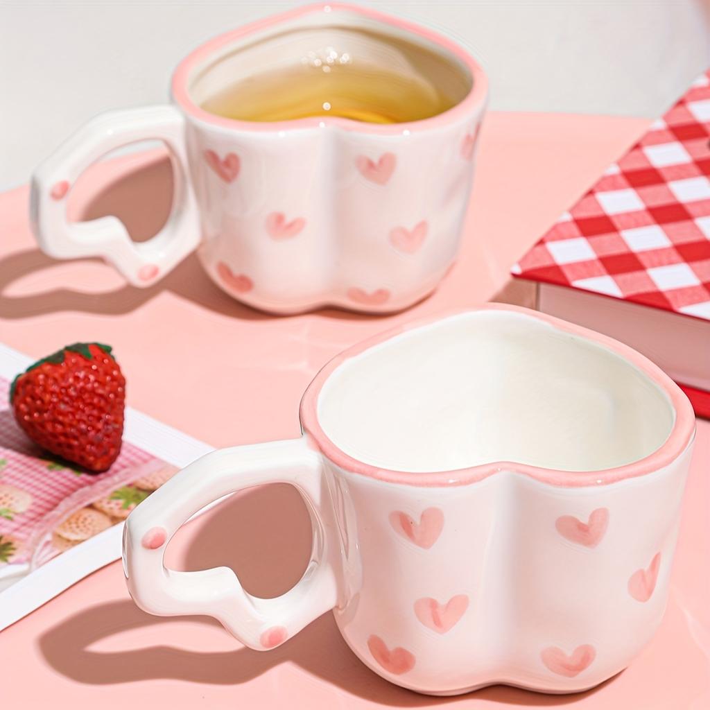 1pc Elegant Insulating Ceramic Mug Suitable for Coffee, Tea, Milk, Juice - Multipurpose Cup for Hot/ Drinks, Wedding, Birthday, Gift, Coffee & Tea Cup