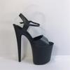 Women's Shiny Leather Peep-Toe Platform High-Heeled Sandals - Summer 2025 Collection