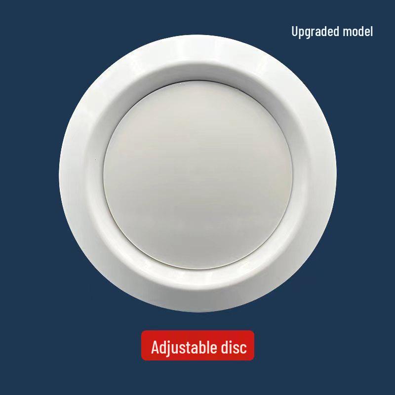 Silent Ceiling-Mounted Air Vent with Soundproof and Low Noise ABS Design