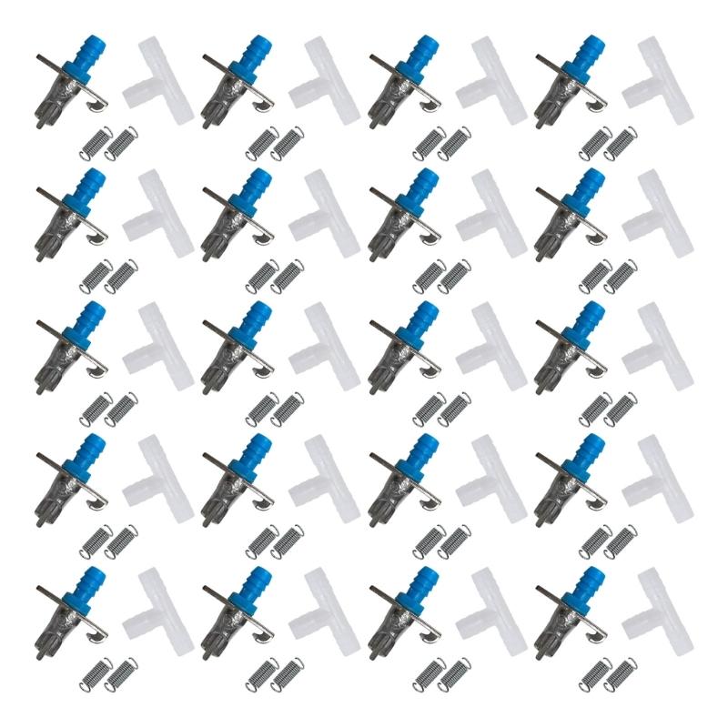 

Galvanized Steel Rabbit Waterer Set Automatic Spring Nozzle for Continuous Water Supply Easy Installation in Cages Pet and Livestock