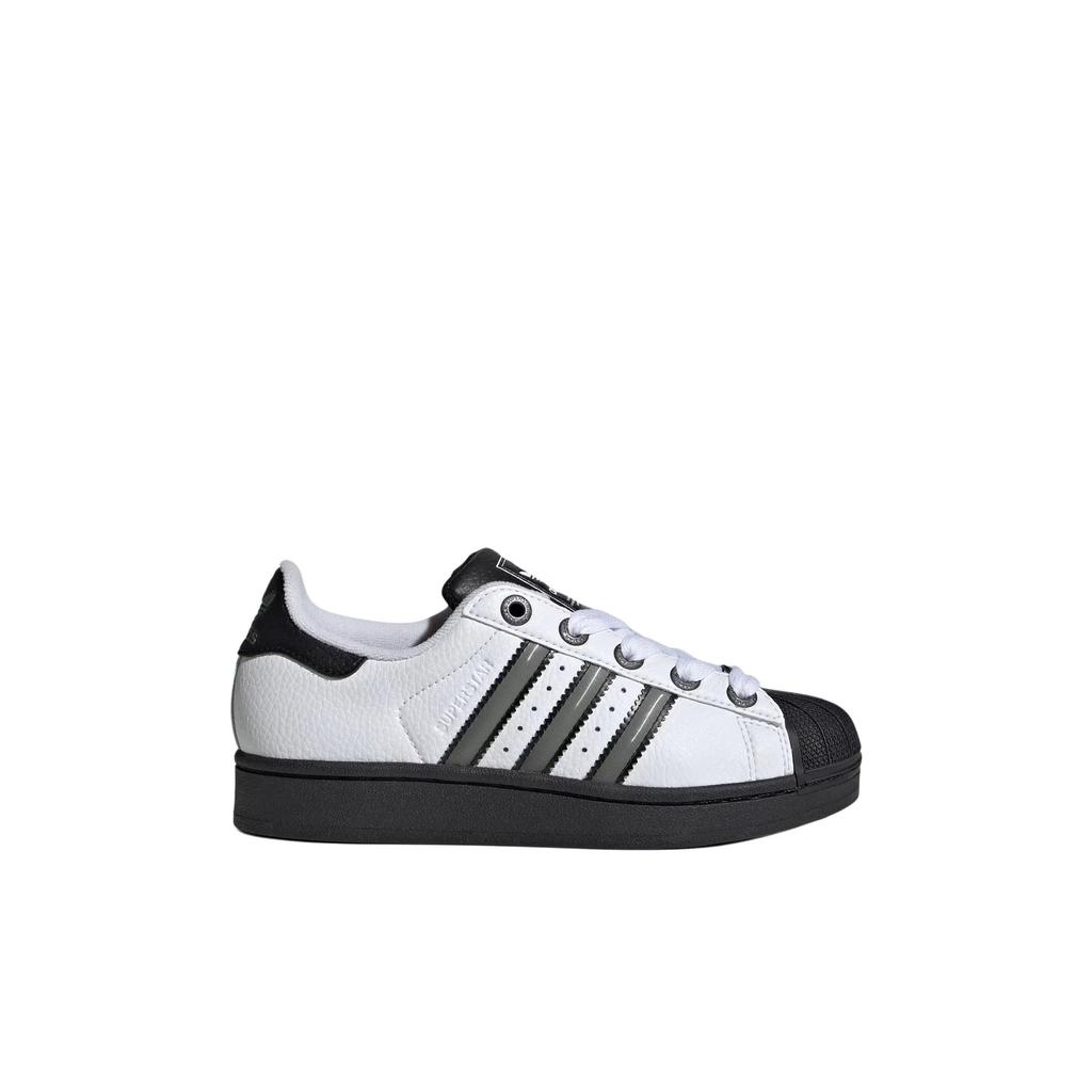 adidas Originals Superstar 2 Fashion Comfortable Low-Top Kids Skate Shoes Unisex Sneakers White JQ0313