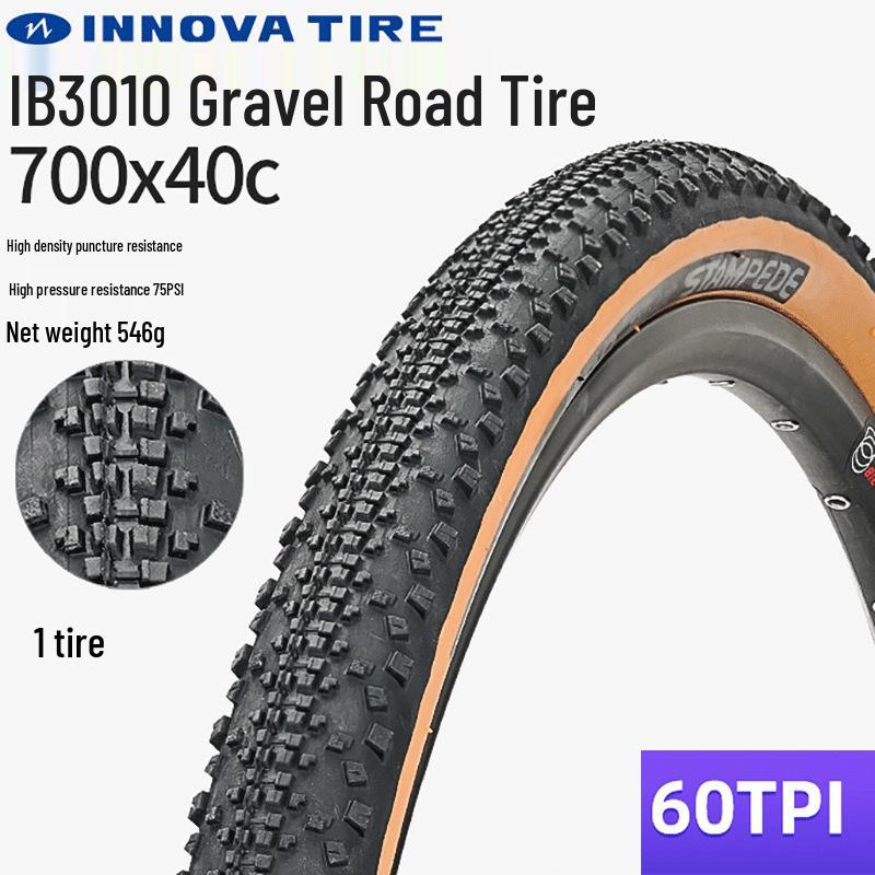 

Innova Yellow Edge 700x40c Gravel Off-Road Ultra-Light Puncture-Proof Bicycle Tire