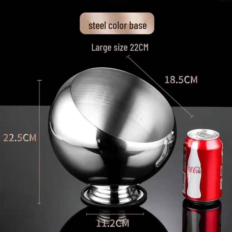 Thickened Stainless Steel Slanted Sauce Bowl