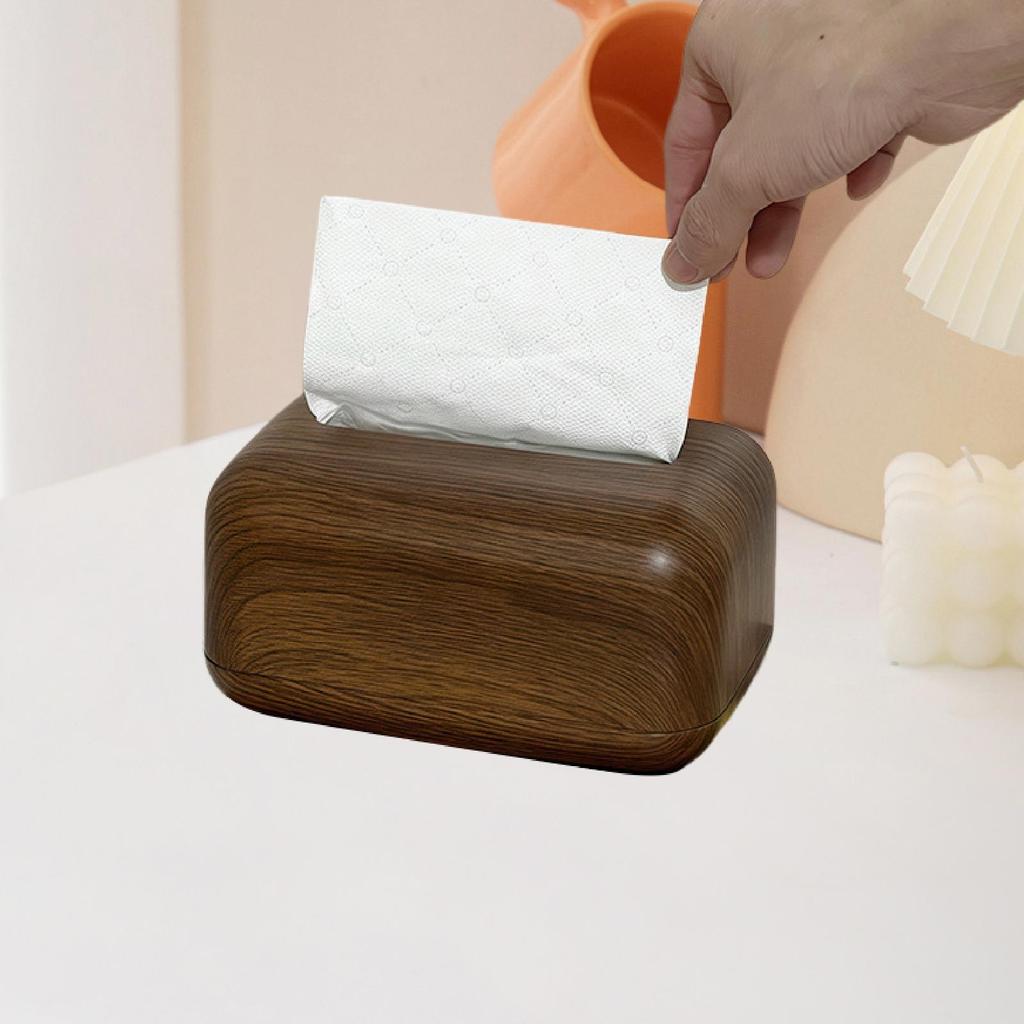 Tissue Box Napkin Paper Holder Rustic Creative Decoration Gift Vintage Style Tissue Dispenserr for Home Bedside Living Room