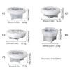 Round Candlestick Mold Color Concentrate Holder Mold Gypsum Candle Holder Mold