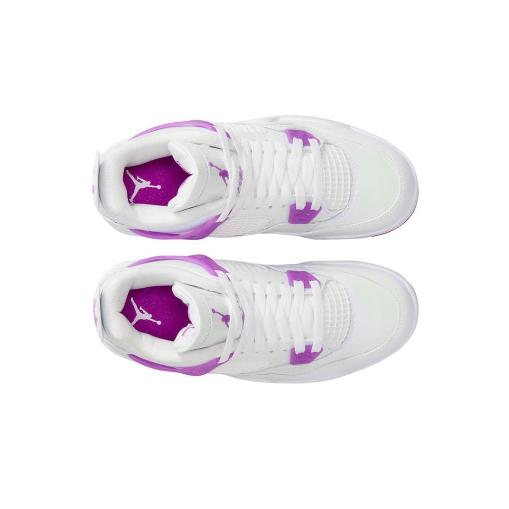 Air Jordan 4 Retro GS Hyper Violet Kids Sneakers White FQ1314-151