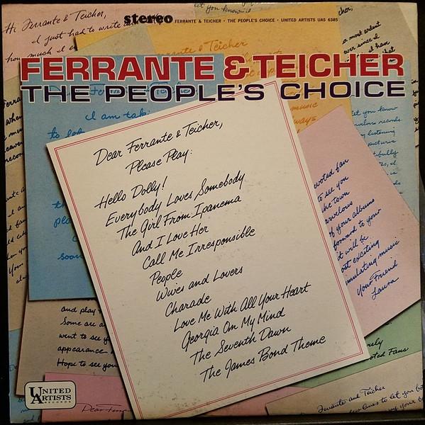 

LP Record FERRANTE TEICHER Peoples Choice UAS6385 UNITED ARTISTS 1964 US Jazz Used