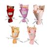 Mini Aromatherapy Soap Rose Bouquet Scented Artificial Flower Arrangement Romantic Valentine's Day Birthday Gift for Women Girls Mom