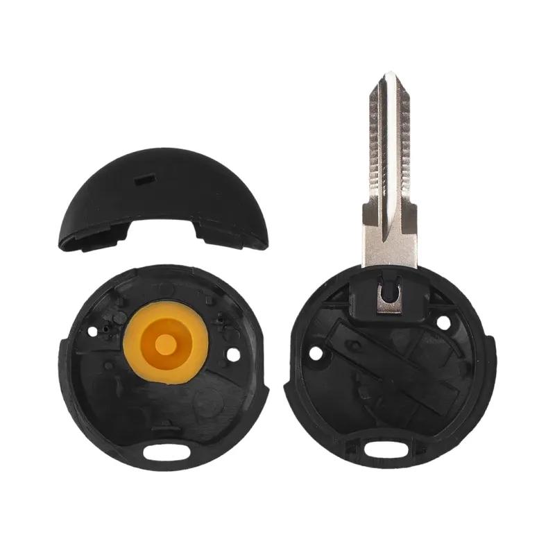 KEYYOU 10Pcs 1 Button For Benz Mercedes Smart Fortwo 450 Cabrio City Cross Forfour W124 W202 W210 Remote Car Key Shell Case Fob