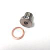 Universeller M12x1.25 Sensorstecker Abgasrohr O2 Sauerstoffsensor Distanzstück Stopfen Mit Dichtung