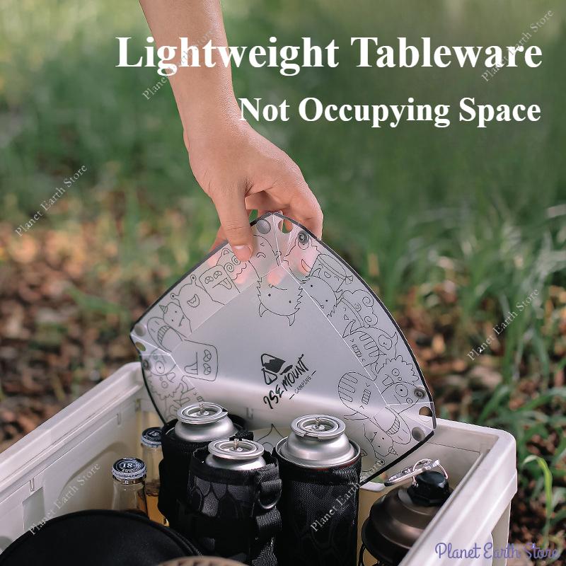 Ultralight Portable Foldable Camping Tableware Foldable Bowl Dinner Plate Coffee Filter Funnel Cup Travel Chopping Tableware