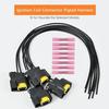4Pcs Ignition Coil Connector Pigtail Plug Harness fit for Accent Elantra 4pcs