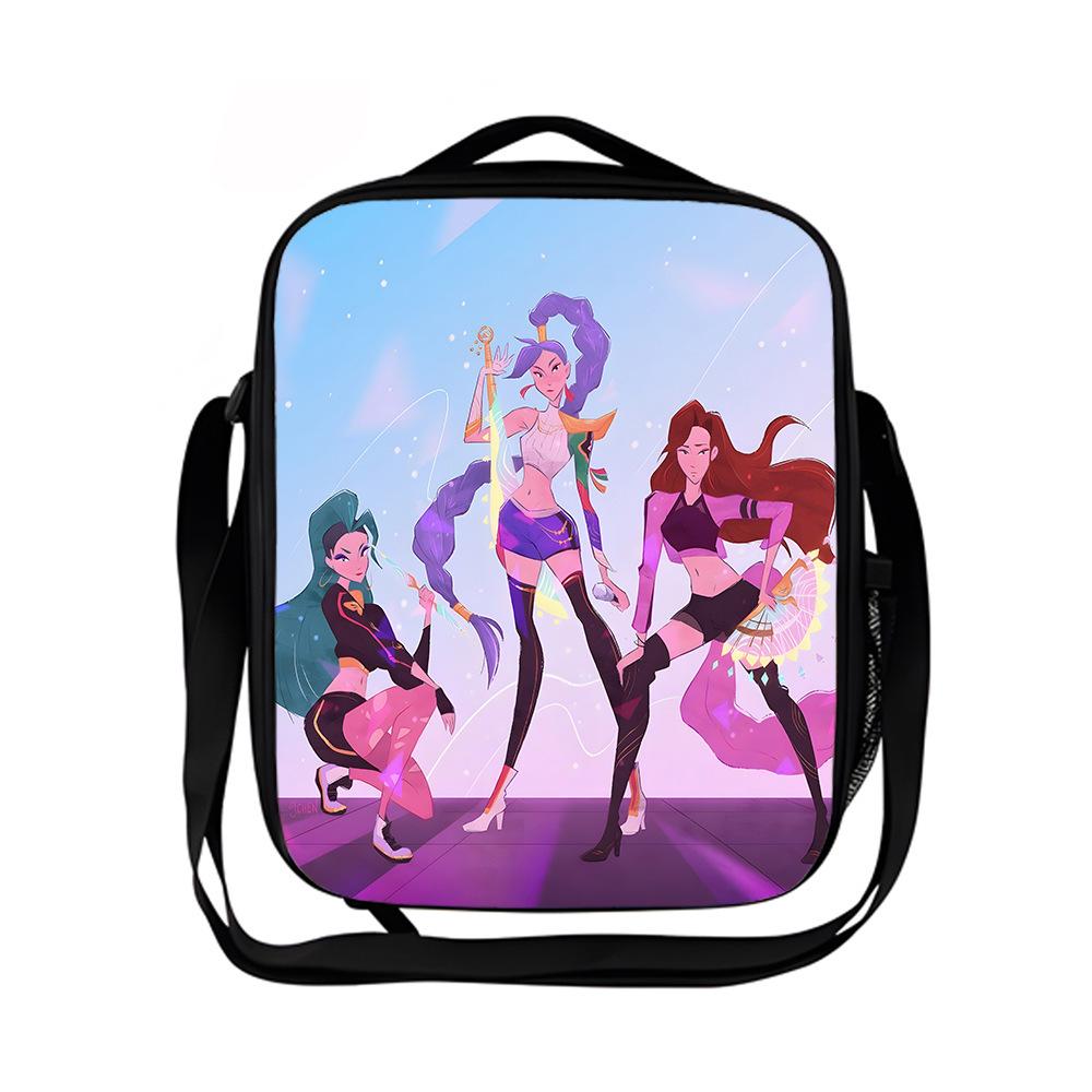 Kpop Demon Hunters Kpop Demon Hunters Student Meal Bag Satchel