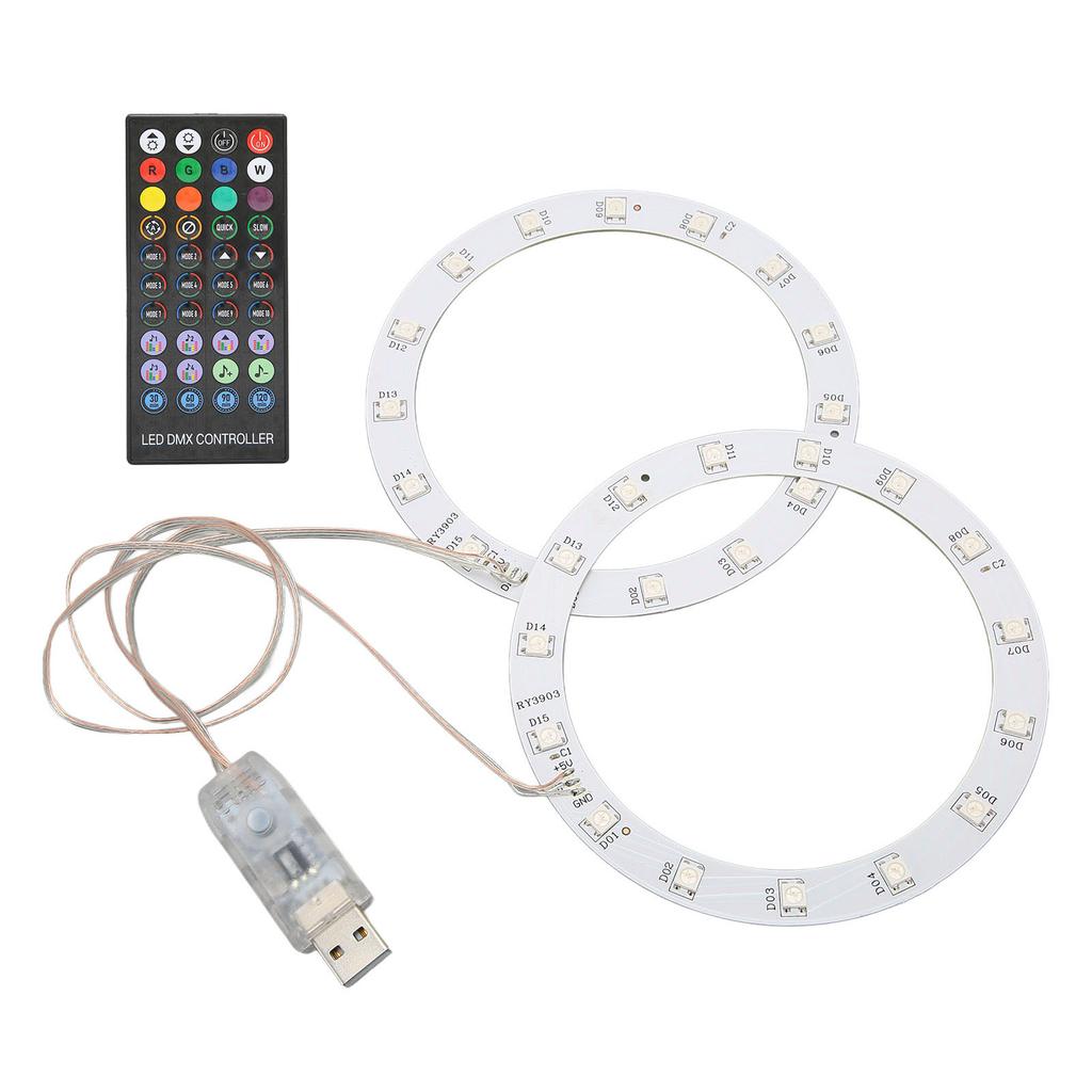RGB LED Light Strip Kit for PS5 Console Sync Music Game Sound 8 Colors 400 Lighting Effects 3