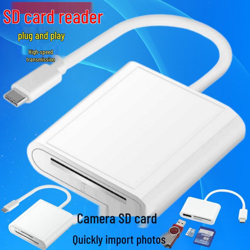 Apple Huawei Android SD Card Reader & Type-C Adapter Cable