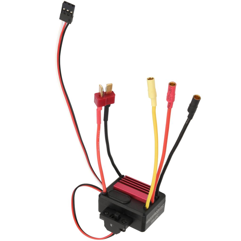 35A Small Brushless Electronic Speed Controller ESC for 118 116 Remote Control CarRed