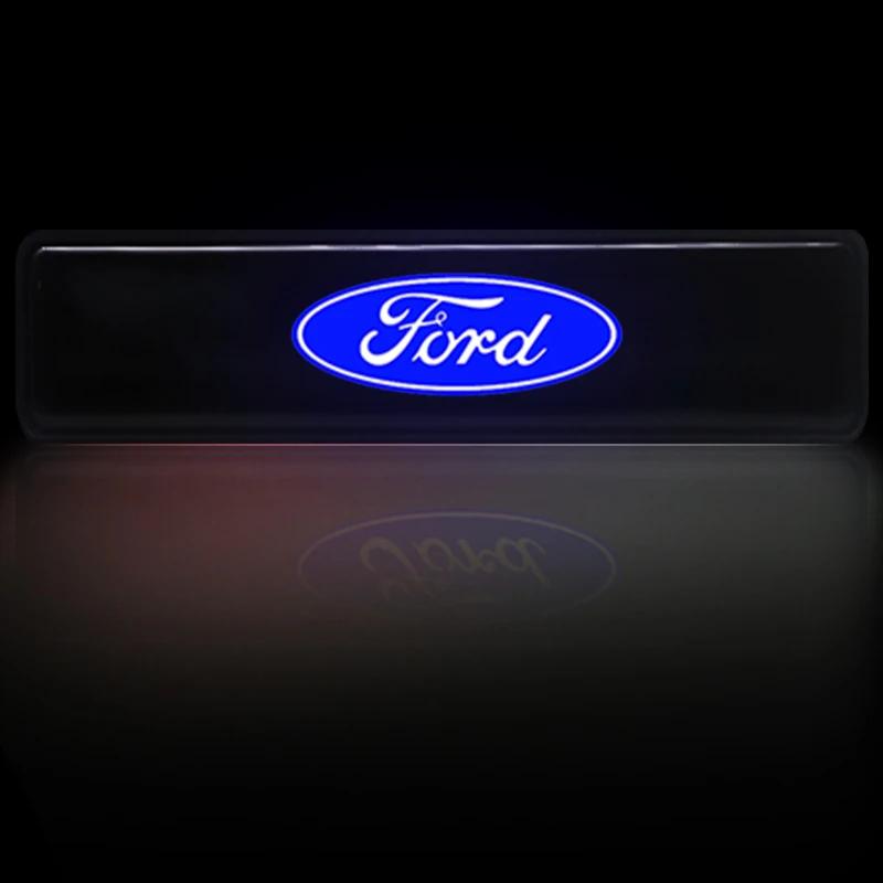Car Sticker Auto Front Grille Sticker Badge Car Head Grill Emblem LED Light Car Accessories for Ford Mustang Mondeo Focus Fiesta