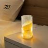 Decorative Led Lights for Home Decor Flameless LED Candles, Battery Operated Acrylic Pillar Candles with Embedded Tea Living Room String, Flickering