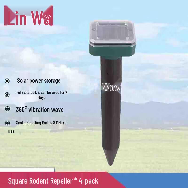 Solar Ultrasonic Pest Repeller (4-Pack)