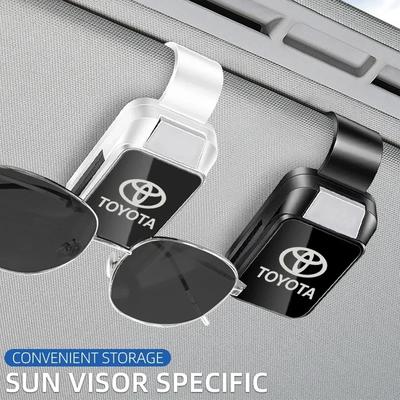 AACS1 Car Visor Glasses Clip Eyeglasses Hanger Sunglasses Holder for Corolla Prado Yaris Verso Fortuner Camry Land Cruiser