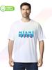 100% Cotton Round Neck Heavy Weight Men's T-shirt Miami Vice Logo Comfortable S-xxxl Tops Tees