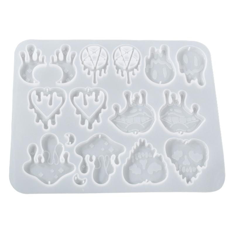 Epoxy Resin Mold Silicone Earrings Mold Handmade Fashion Jewelry Resin Molds for Resin Jewelry Making Pendant Craft