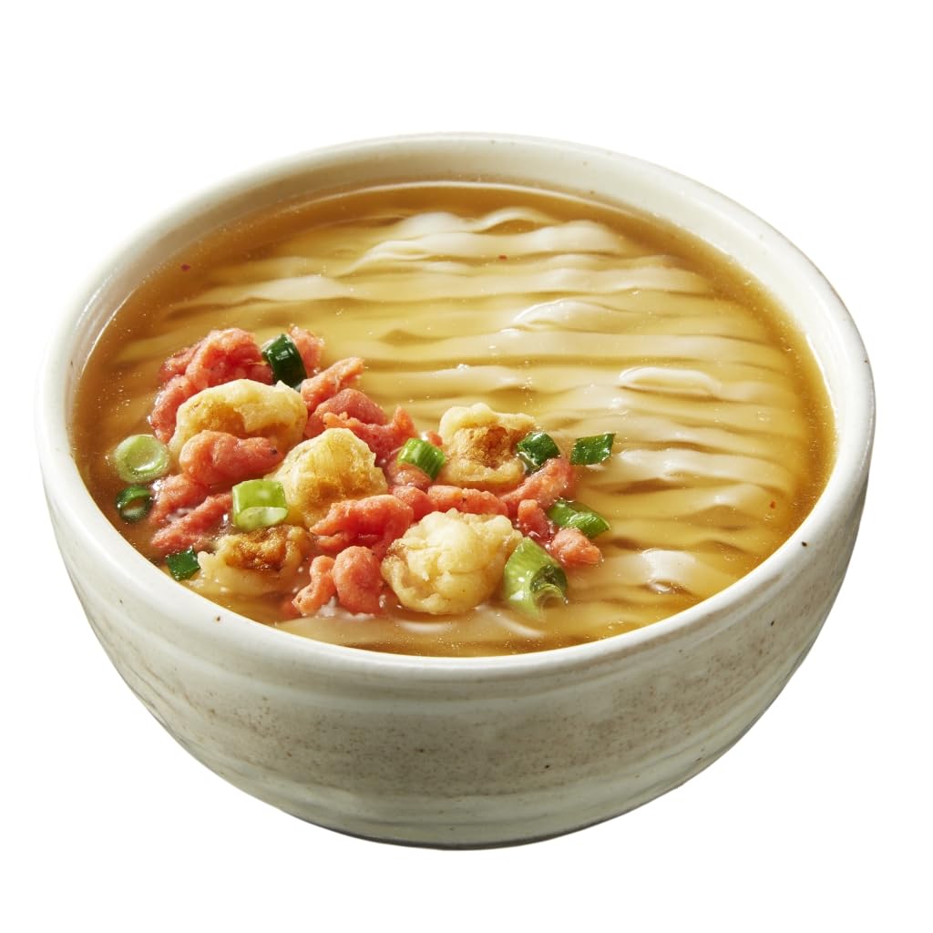 Maruchan Mennosuke Vertical Tempura 60g X 12 Cups Instant Udon Japan Refreshing with by Toyo Suisan Udon, (Cup Udon/Cup Noodles), (Western Style,