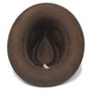 Sombrero de Vaquero Unisex de Ante Sintético Ala Ancha Sombrero de Sol Occidental con Banda de Cuero con Cuentas