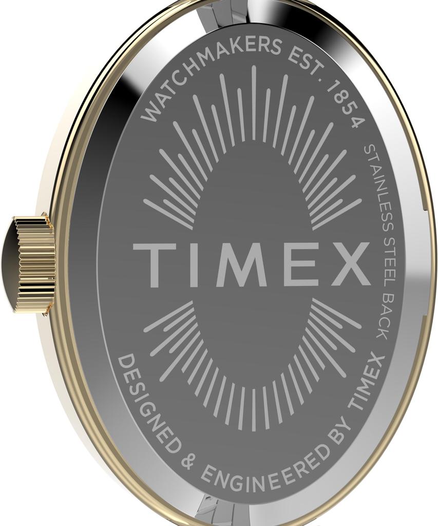 TIMEX Cavatina Watch Quartz 3ATM Water Resistant Mineral Glass white dial TW2Y26800 Unisex
